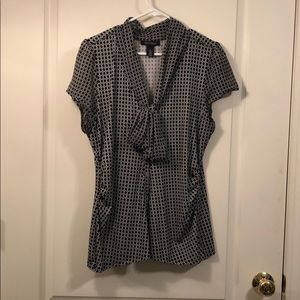 White House Black Market Bow Blouse